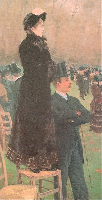 Nittis, Giuseppe de Horse Races in the Bois de Boulogne